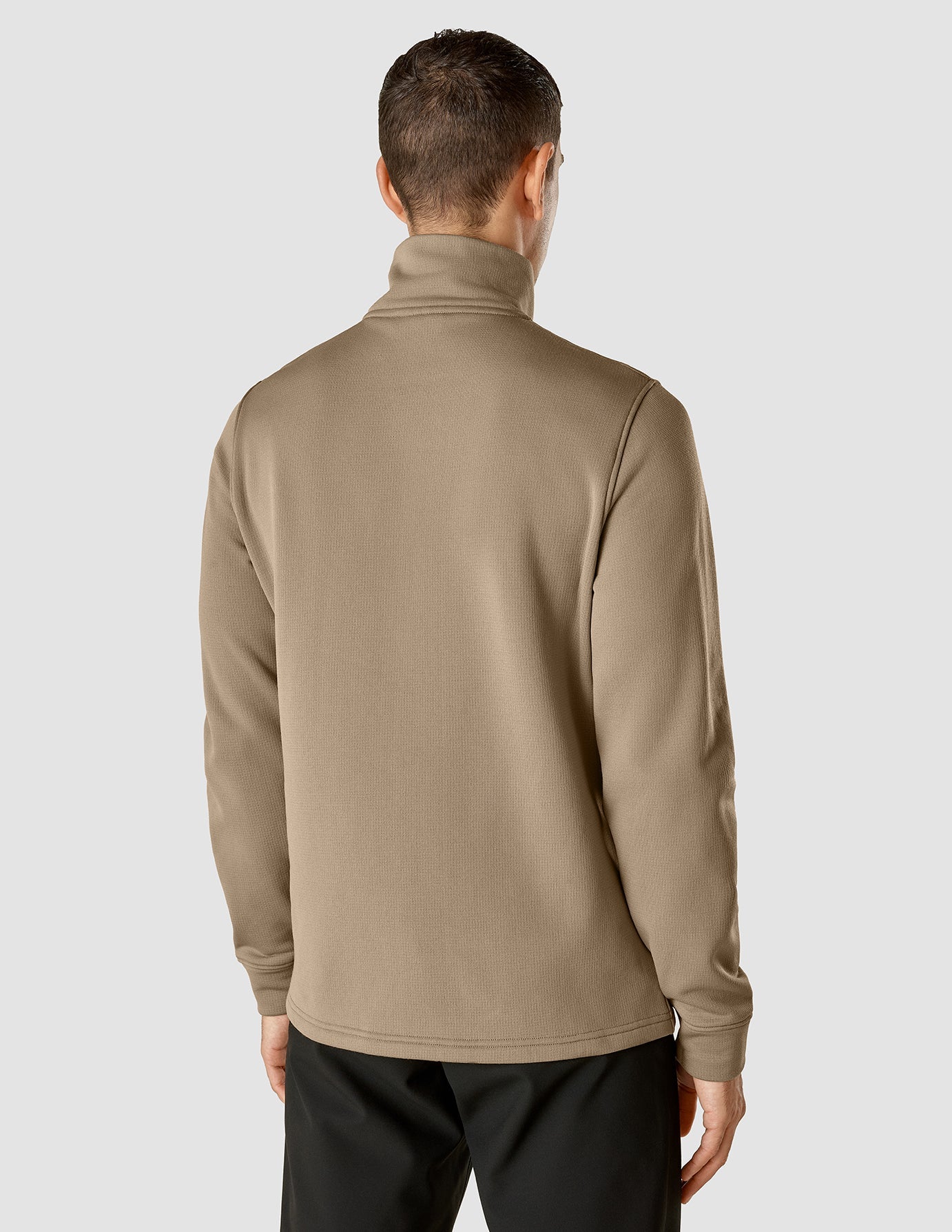 Tech Wool Half Zip Khaki